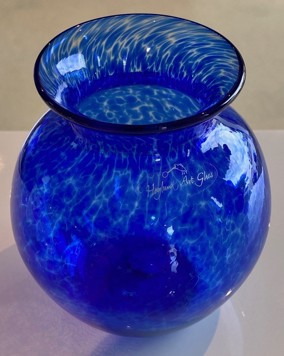 Vase - cobalt