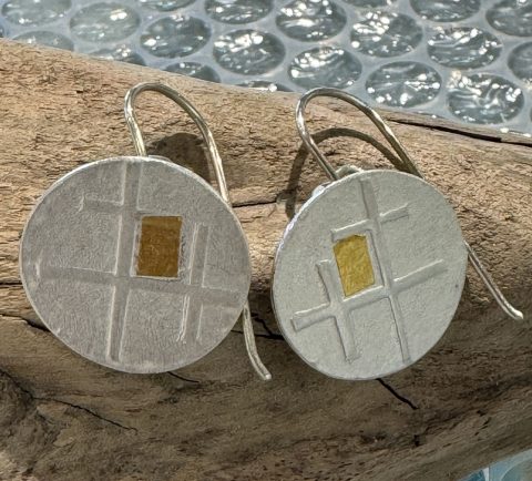 Crosshatch earrings