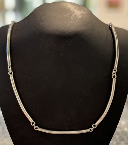 Sterling Silver Bar Links necklace